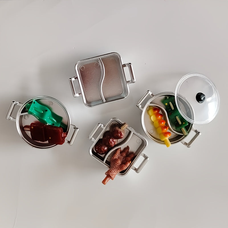 Mini Duck Pot Meal Set with Spicy Skewers