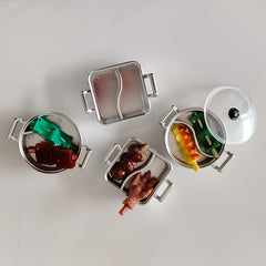 Mini Duck Pot Meal Set with Spicy Skewers