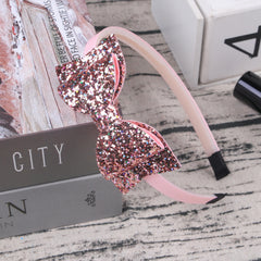 Girls Sequin Bow Headband Hairband Hair Accessories