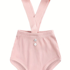 Infant Cotton Suspender Pants Boys Girls