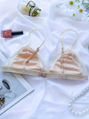 Lace Wireless Bra with Scallop Trim Women's Lingerie