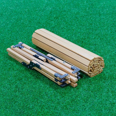 Portable Folding Wood Table Widened Solid Wood Tabletop Lightweight