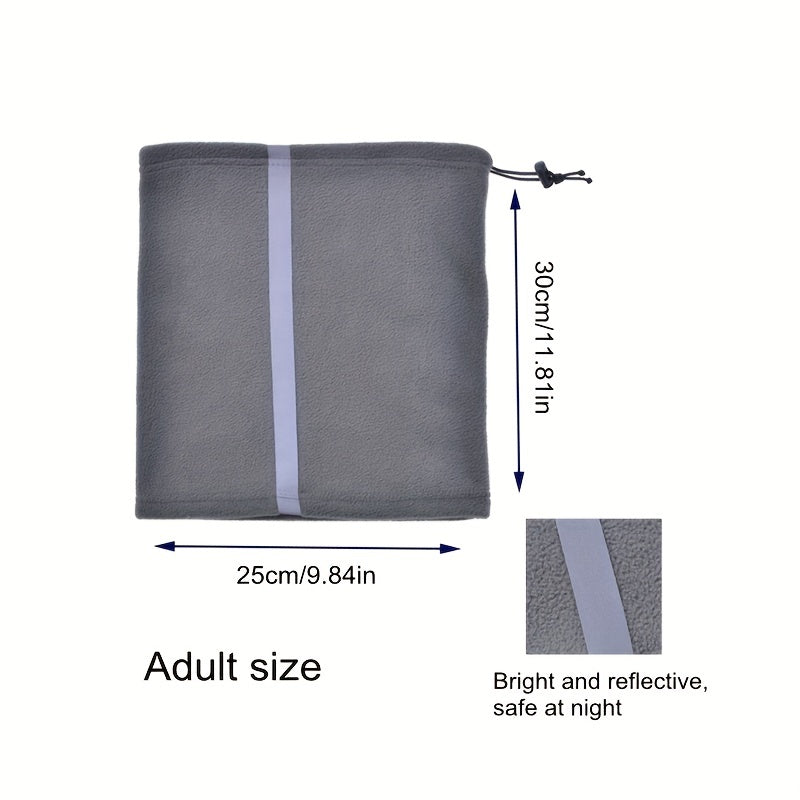 Winter Fleece Warm Scarf Windproof Warm Cap