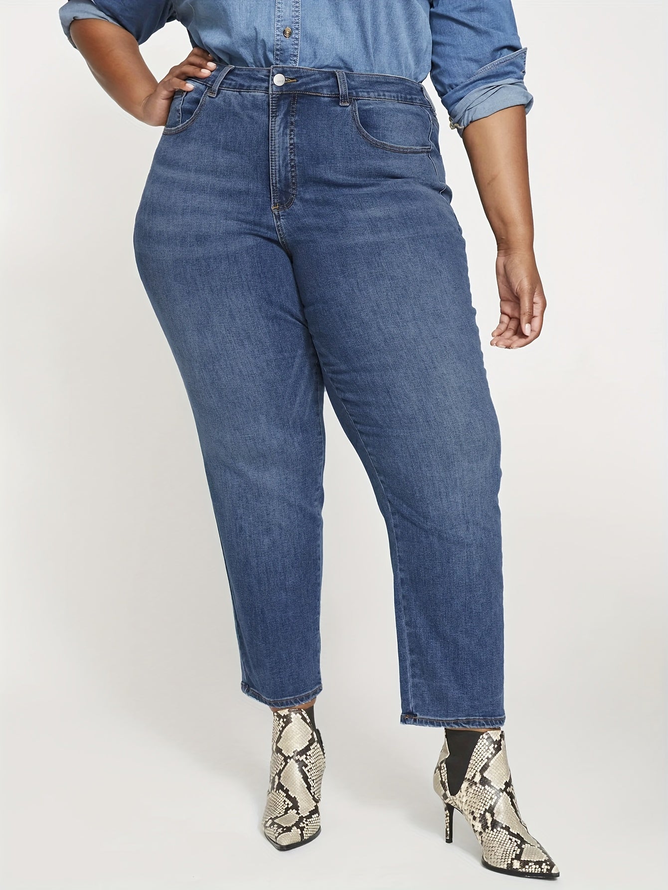 Casual Wide Leg Jean