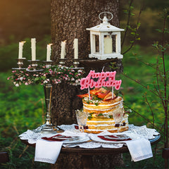 Happy Birthday Candle Smokeless Candle For Birthday Party Supplies
