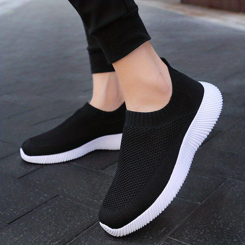 Women's Mesh Slip On Sneakers Lightweight Walking Shoes