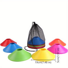 10pcs Football Training Cones Marker Plate