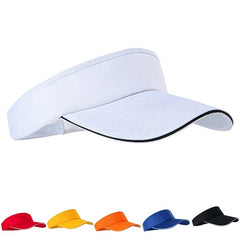 Adjustable Men's Solid Sun Visor Sport Golf Tennis Cap