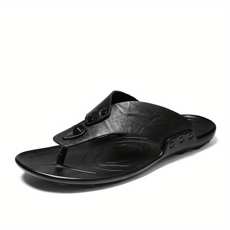 Men's Lightweight Slide Thong Sandals for Beach Shower