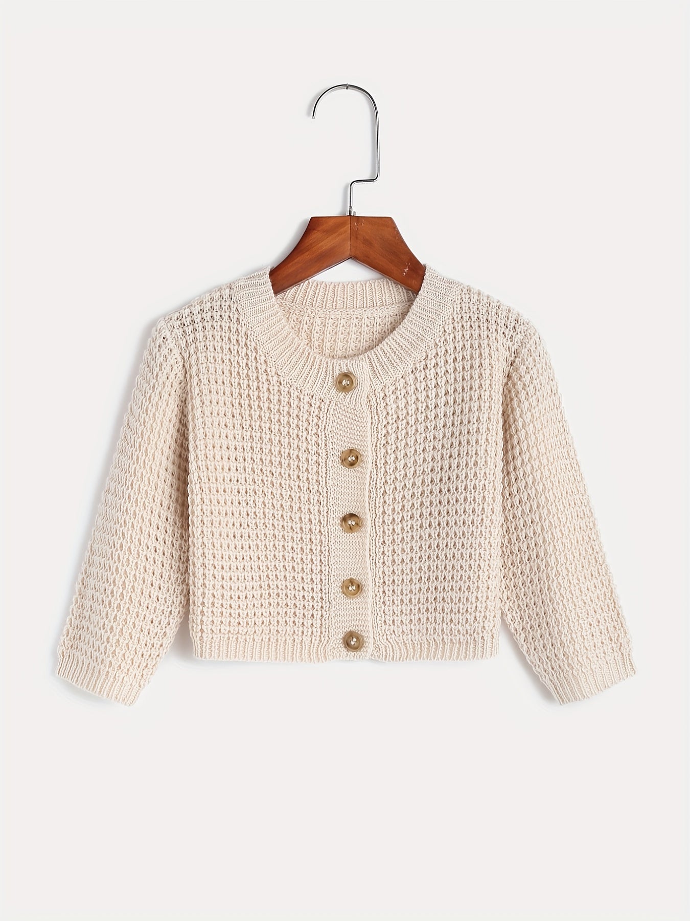Baby's Long Sleeve Knit Cardigan Casual Coat