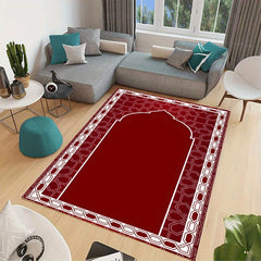Vintage Area Rug Stain Resistant Washable Muslim Prayer Rug