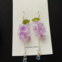 Flower Decor Earring Y2k Dangle Earrings Jewelry Gift For Girls