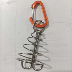 4pcs Windproof Octopus Deck Nail Camping Tent Anchor Pegs With Carabiner