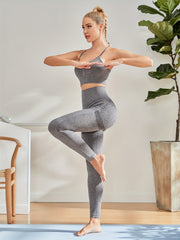 Seamless Sports Fitness Yoga Leggings High Waist Tight Pants Women's Activewear