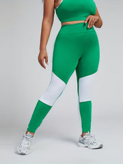 Colorblock High Rise Skinny Leggings