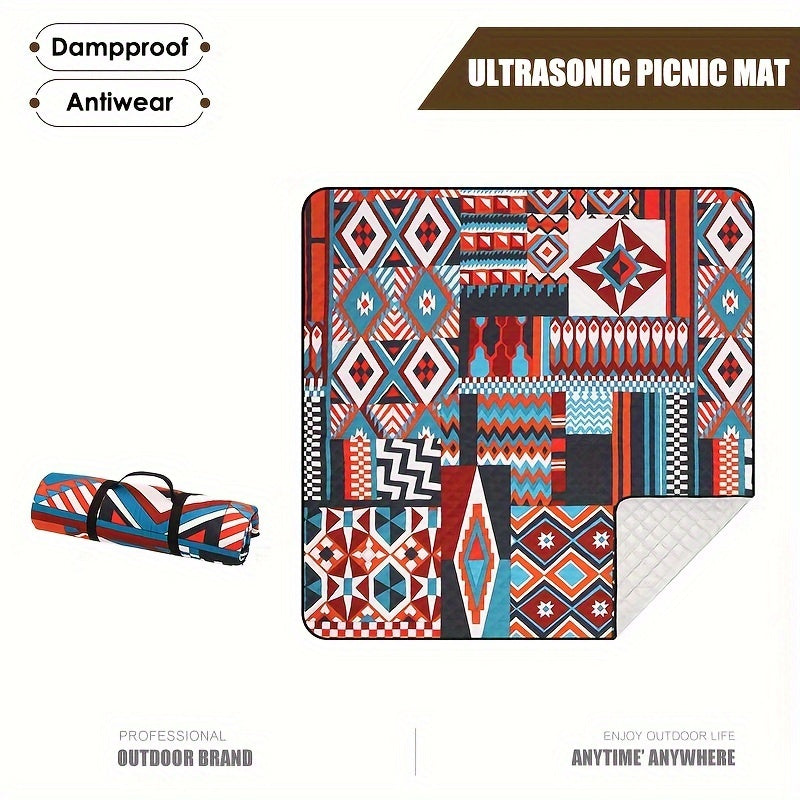Ultrasonic Picnic Mat Thickened Waterproof and Moisture-proof Mat