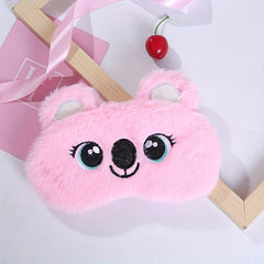 Soft Plush Koala Eye Mask for Travel Rest Nap