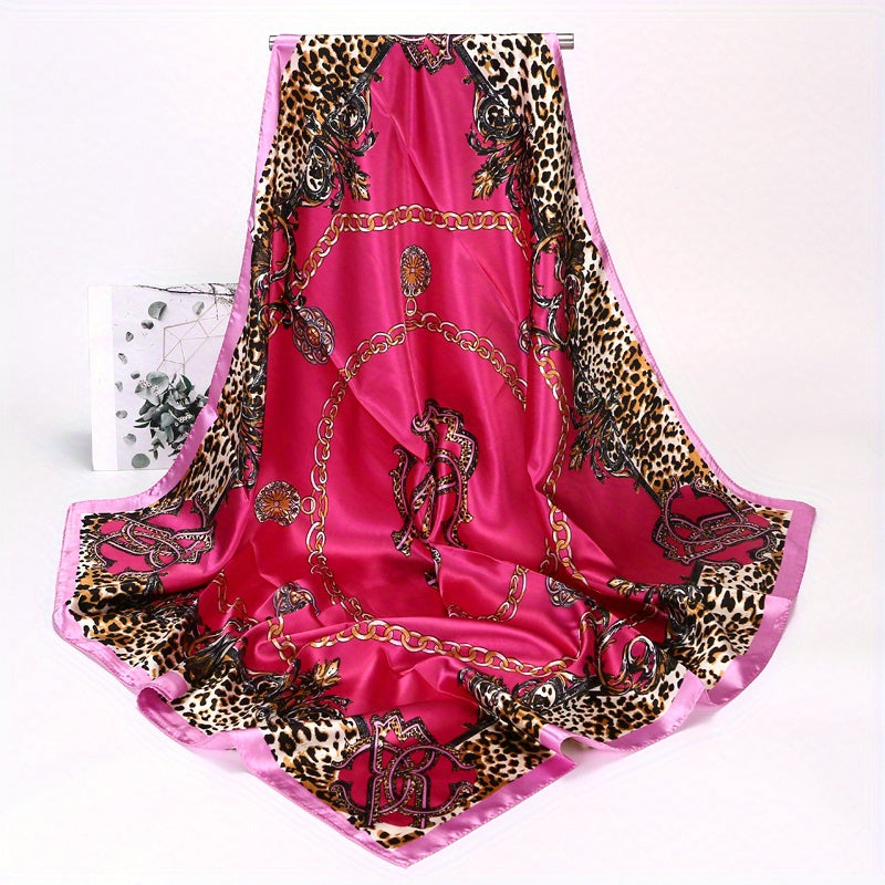 Print Square Sunscreen Bandana Scarf for Travel