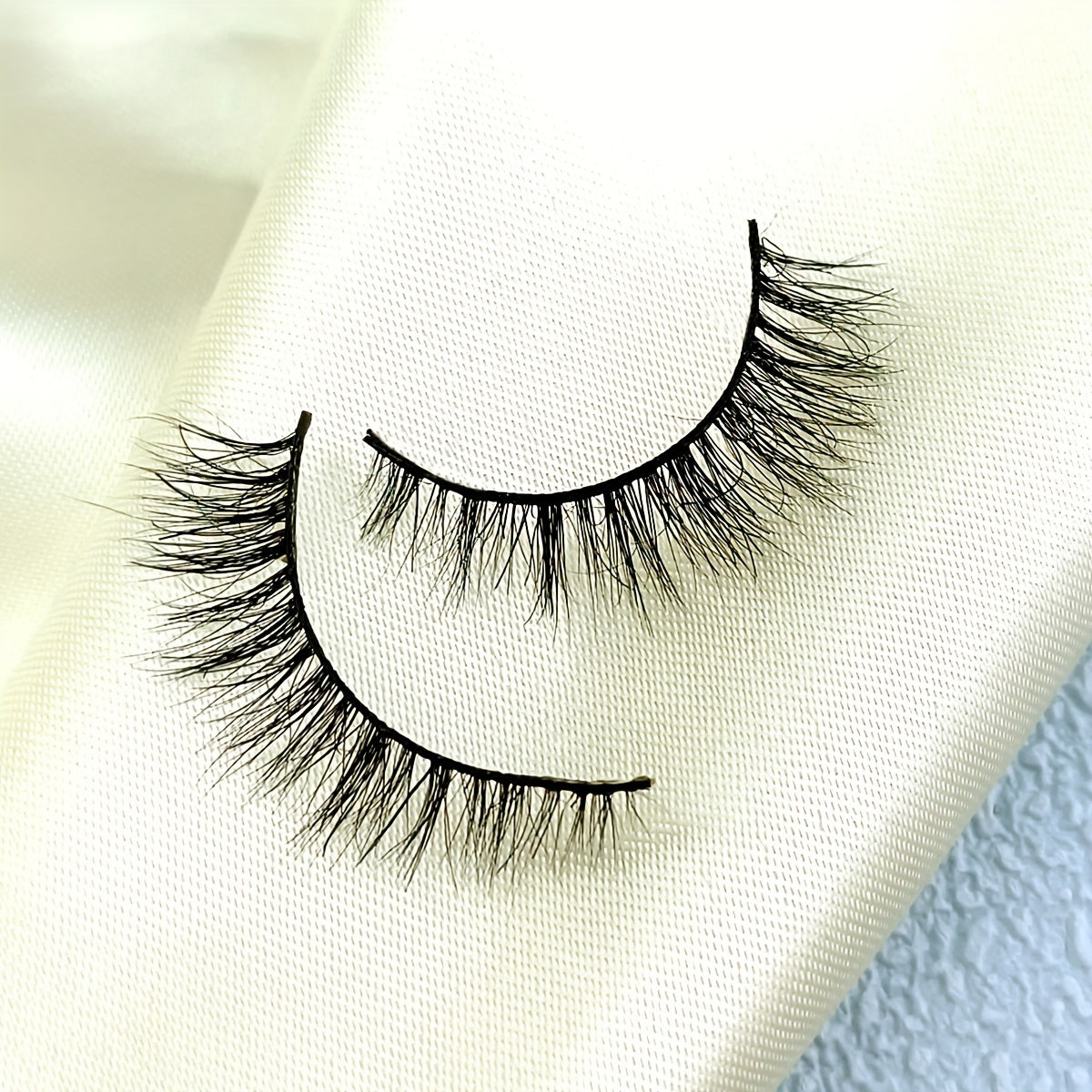 10mm Mink Lashes Daily Wear Fluffy Natural False Eyelashes Wispy Strip Lash