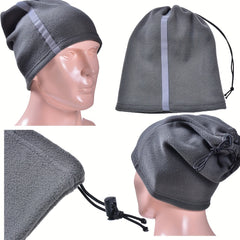Winter Windproof Neck Gaiter Reflective Stripe Outdoor