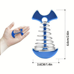 Aluminum Fishbone Tent Nails with Wood Spring and Hook Clip