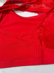 Lace Wireless Push-Up Bra for Women