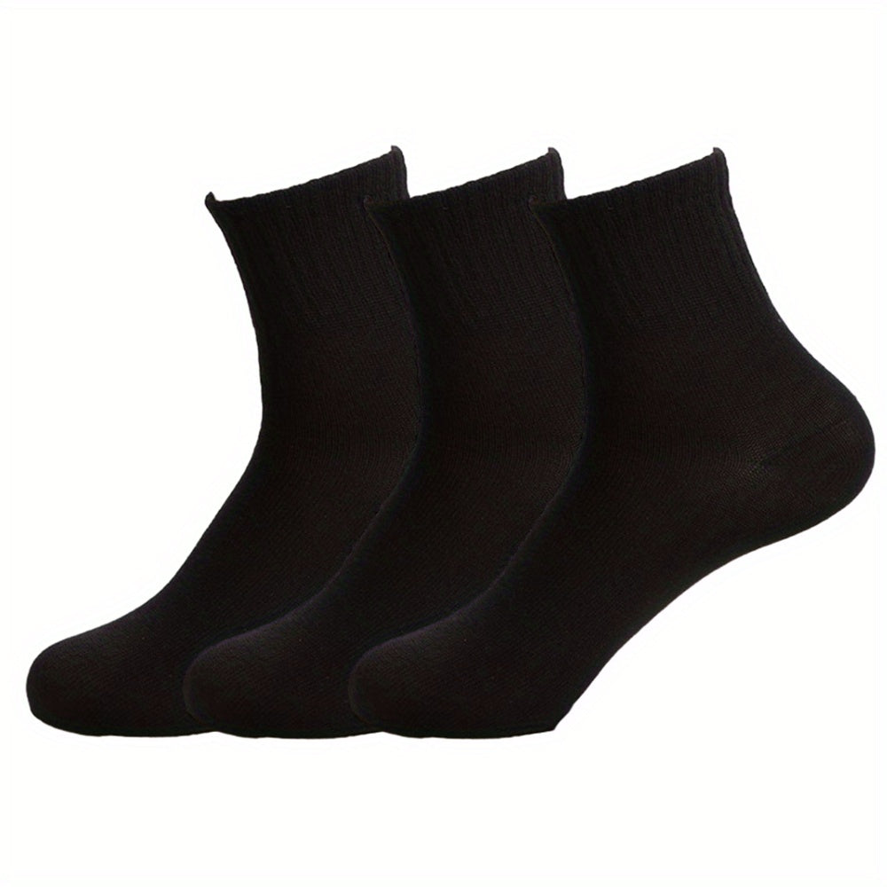 3 Pairs Soft Casual Breathable Socks for Running Cycling Training