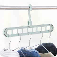 Multifunctional 9 Hole Hanger for Clothing Stores