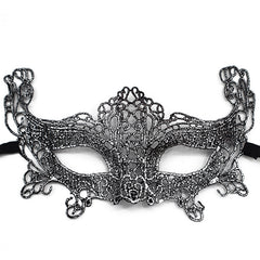 Fox Shaped Lace Masquerade Mask for Adults Costume Theme Party