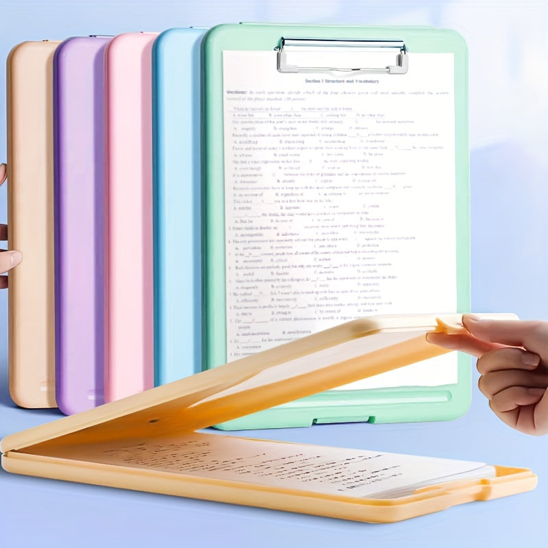 A4 Foldable Overlaid Clipboard: Portable Office and School Solution