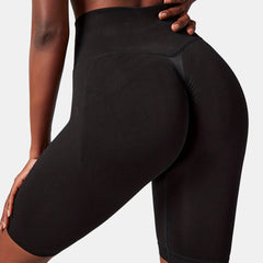 Seamless Hip Lifting Biker Shorts High Stretch Yoga Exercise Women's Activewear