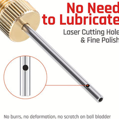 4pcs Brass Inflating Needles Heavy Duty Air Pump Needles for Balls
