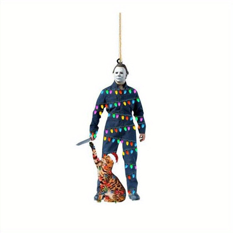 Classic Horror Character Charm Halloween Car Mirror Pendant