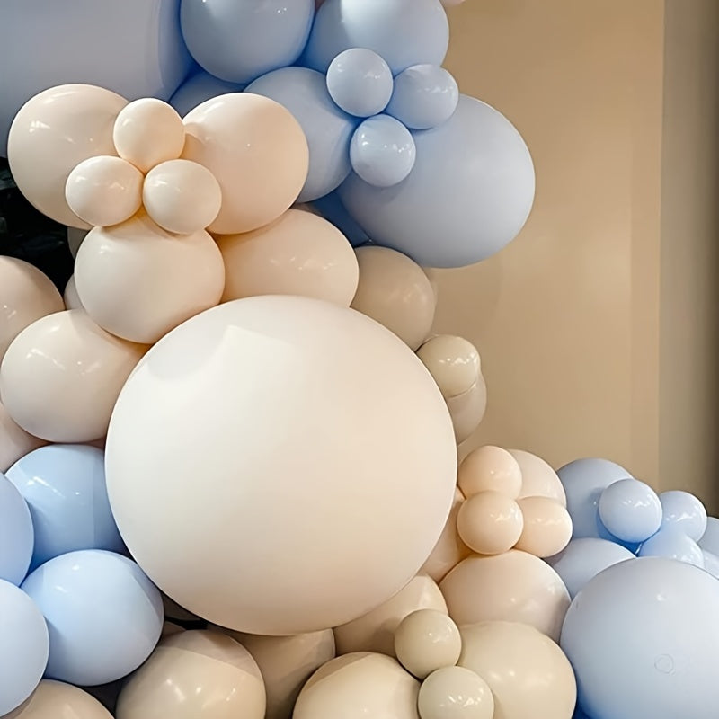 160 Latex Balloons & Skin Tone Garland Set for Various Events