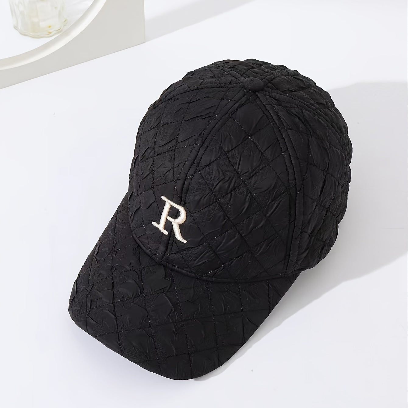 R Letter Baseball Cap Unisex Breathable Adjustable Year Presents