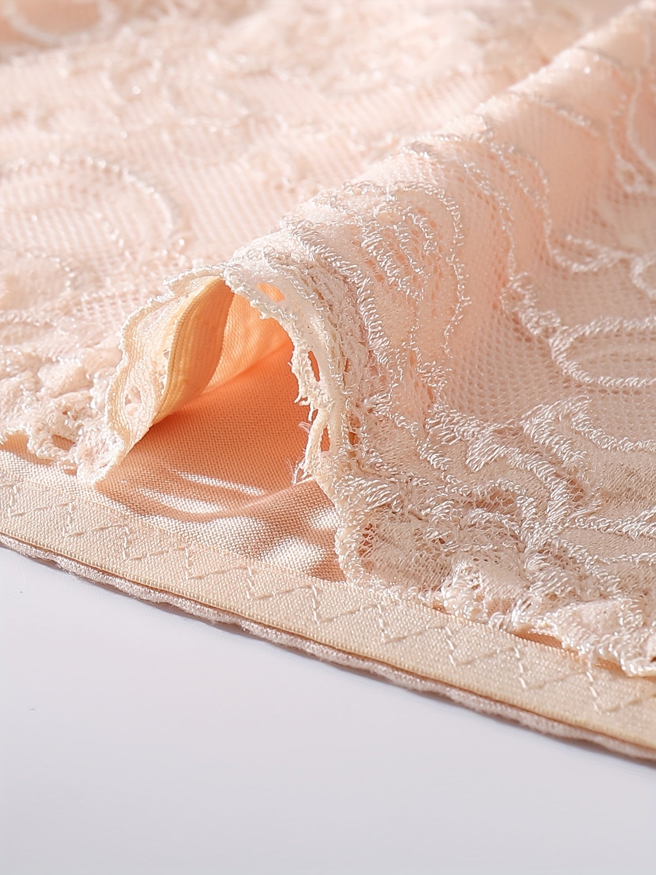 3pcs Lace Stitching Briefs Stretchy Intimates Panties