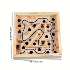 Wooden Balance Ball Palm Ball Track Maze For Children