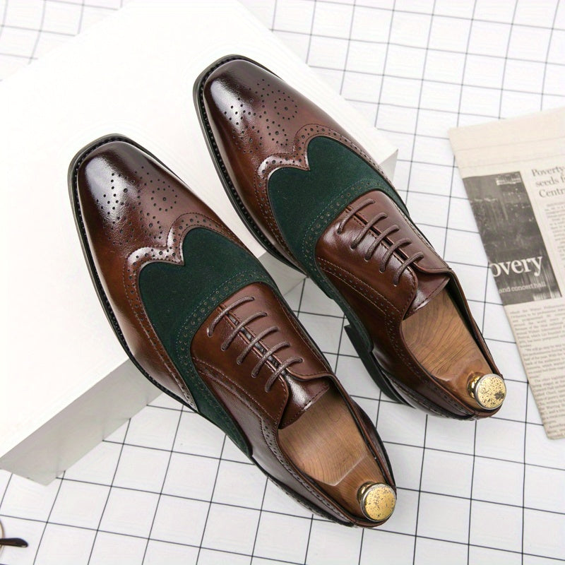 Men's Lace Up Business Shoes Low Top Classic for Many Occasions