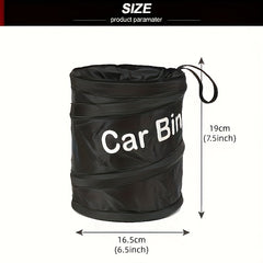 Foldable Car Garbage Bin Universal Car Seat Back Hanging