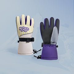 Kids Ski Gloves Winter Warm Waterproof Gloves