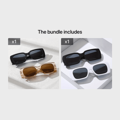 Oval Frame Wide Brim Sunglasses For All Seasons
