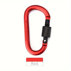 Aluminum Carabiner w/ Screw Lock for Camping Hiking Mountaineering