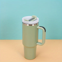 1200ml Stainless Steel Insulation Cup with Straw, Outdoor Sports Gift