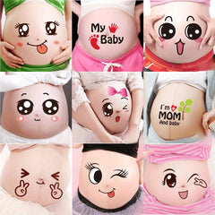 9pcs Funny Pregnancy Belly Stickers - MY & I'M HUNGRY Designs