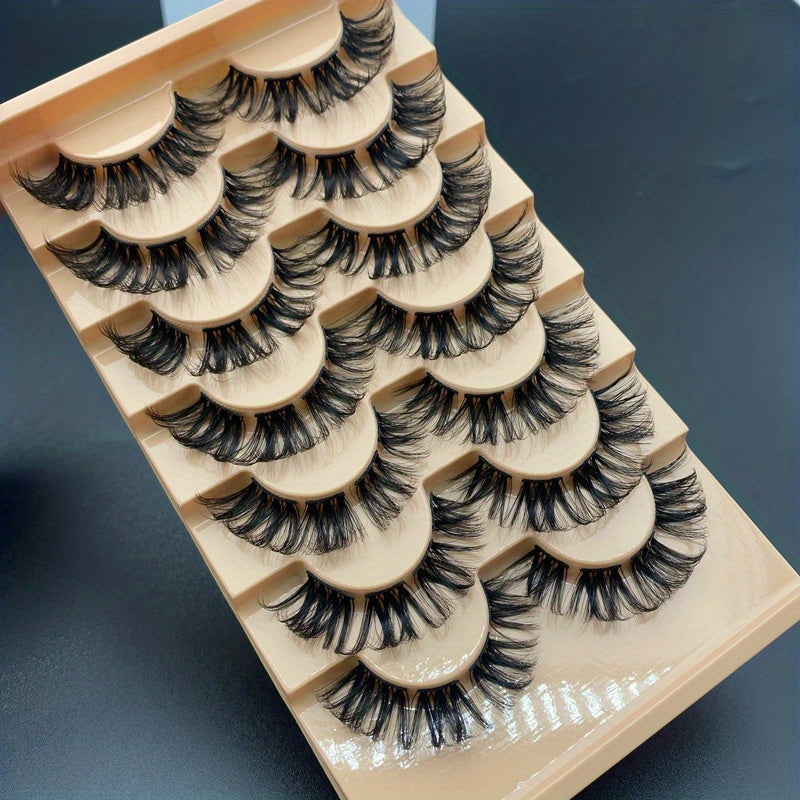 7pcs Segmented False Lashes Y2K DIY Individual Cluster Lashes