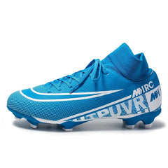 Men's High Top Soccer Shoes with Spikes