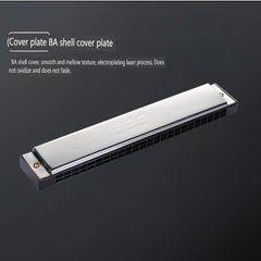 24 Holes Aluminum Seat Plate Toy Harmonica