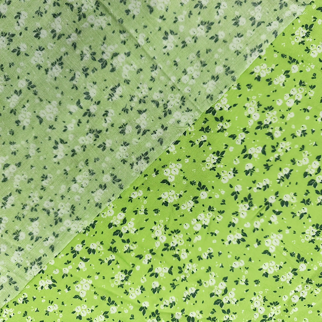1yd Faux Cotton Fabric DIY Clothes Pants Dress Quilt Covering