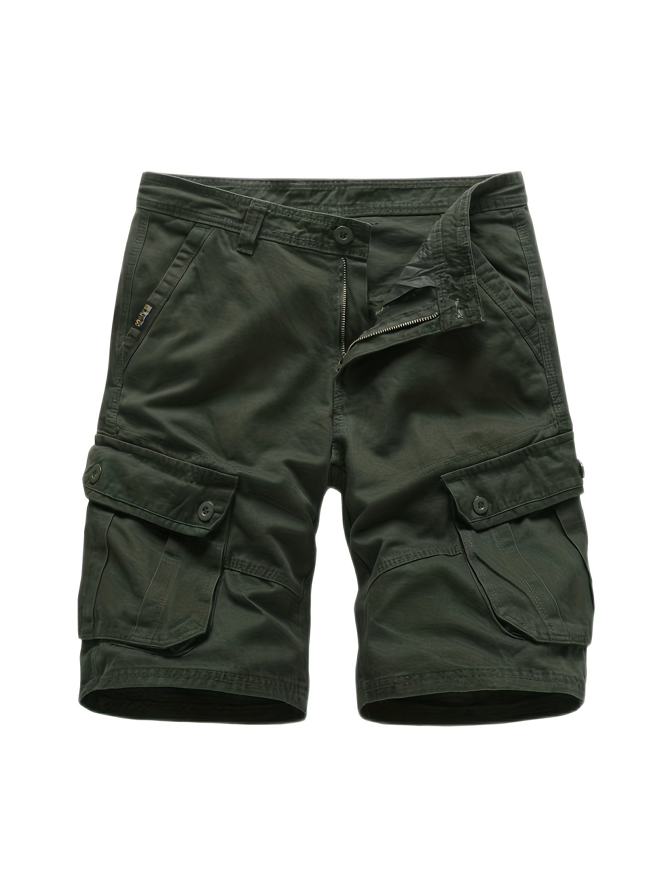 Men's Casual Cotton Cargo Shorts for Summer Outdoor