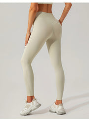 High Waist Hip Lifting Yoga Pants With Pocket